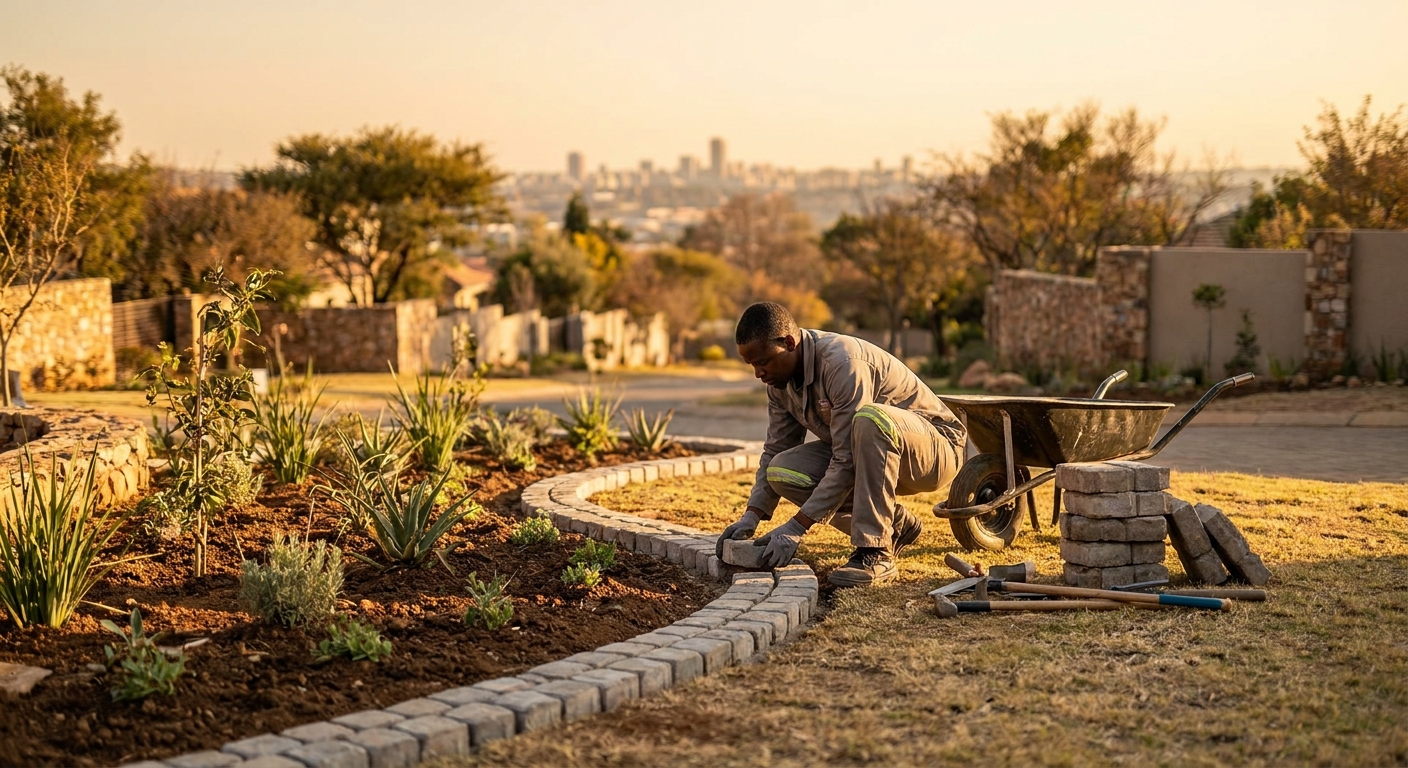 Professional-Cobble-Edging-Installation-In-Johannesburg
