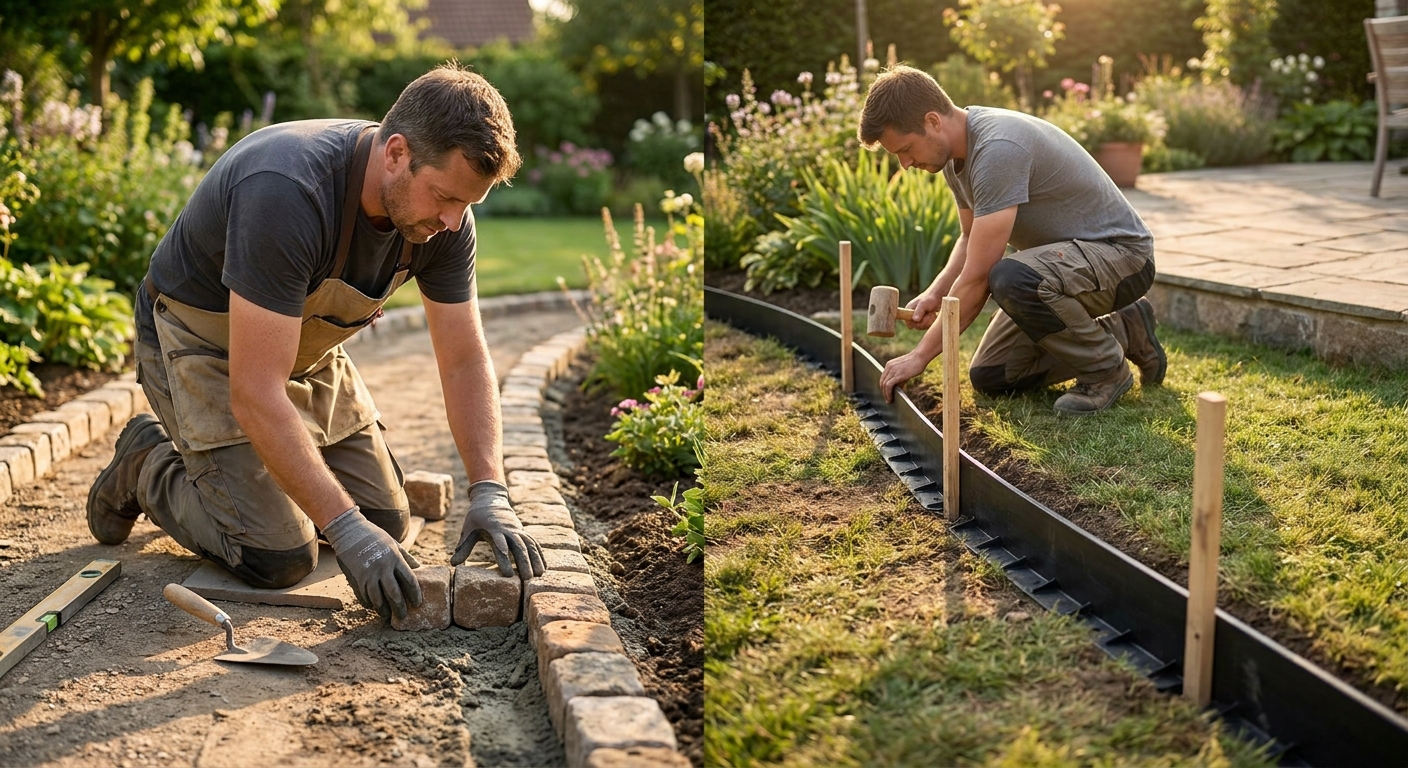 Why-Professional-Cobble-Edging-Outperforms-DIY-Garden-Borders